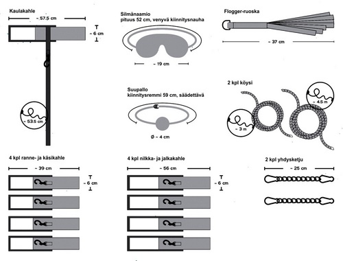 Bondage Board -alusta ja välinesetti 2.0