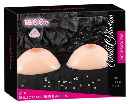 Silicone Breasts, 2 x 600 g